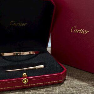 Cartier Love Bracelet in 18k Rose Gold
